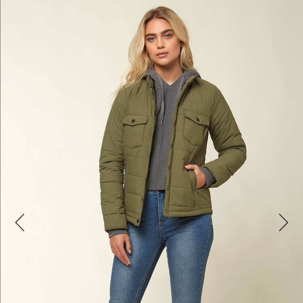 LIKE NEW. Oneill nylon water resistant jacket